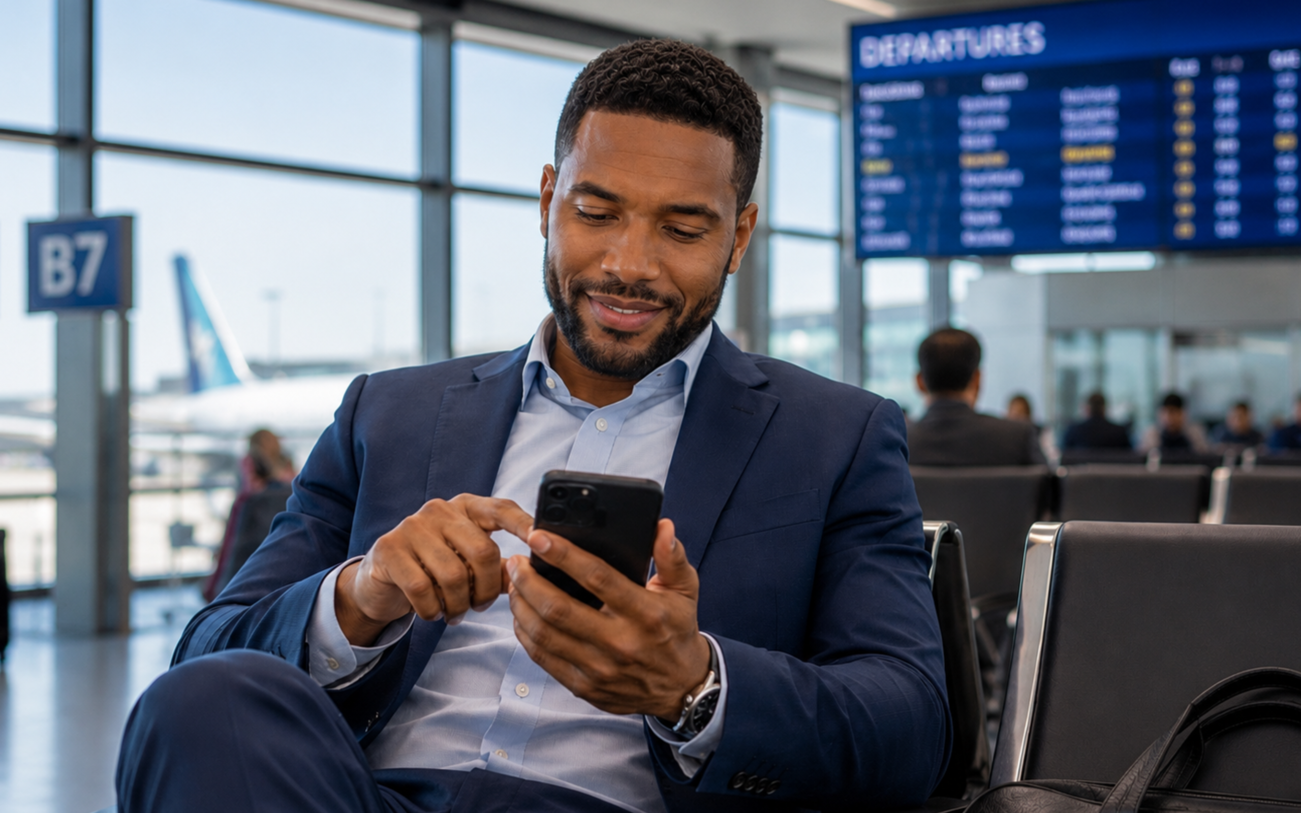 Real estate professional booking ShowingAgentNY appointment coverage while traveling