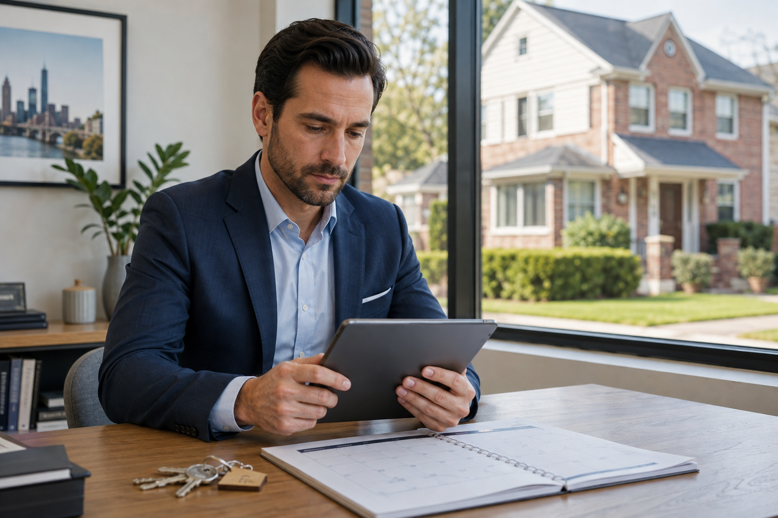 New York real estate professional reviewing showing agent coverage costs